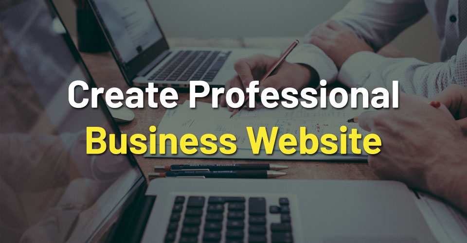 professional business website